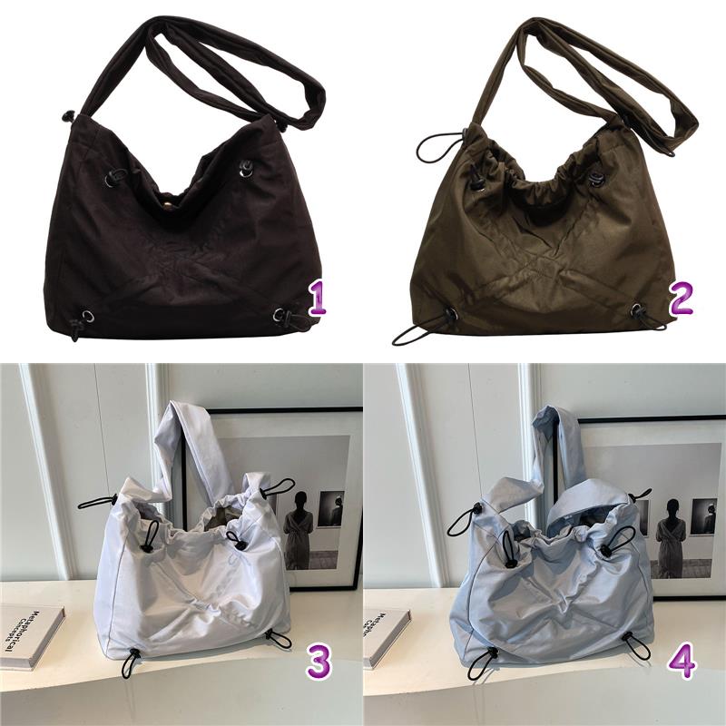 黒 バッグ 女性用ナイロン製黒ショルダーバッグ