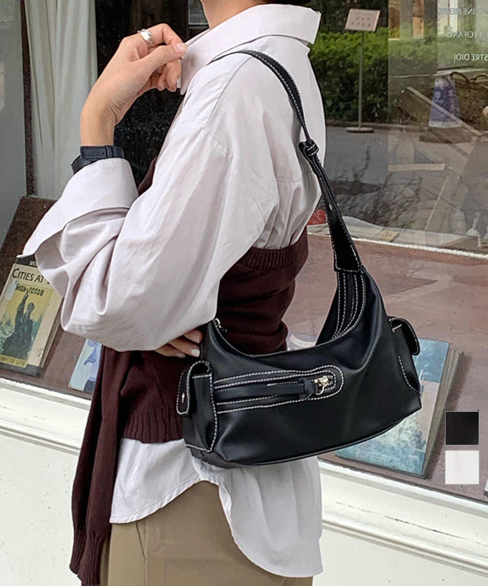 黒 バッグ 黒ショルダーバッグレディース肩掛け韓国風バッグ