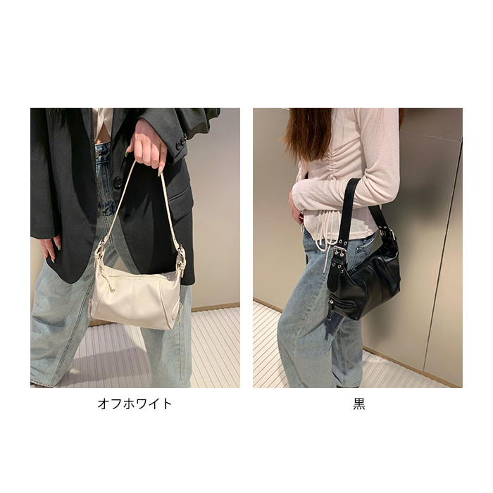 黒 バッグ 黒 ショルダーバッグ レディース コンパクト 肩掛け