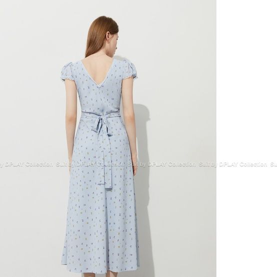 レース 服 小花柄ガーリーレースワンピース