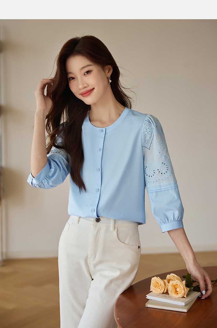 大人可愛い！七分袖レースブラウスを使った春のおすすめスタイル10選