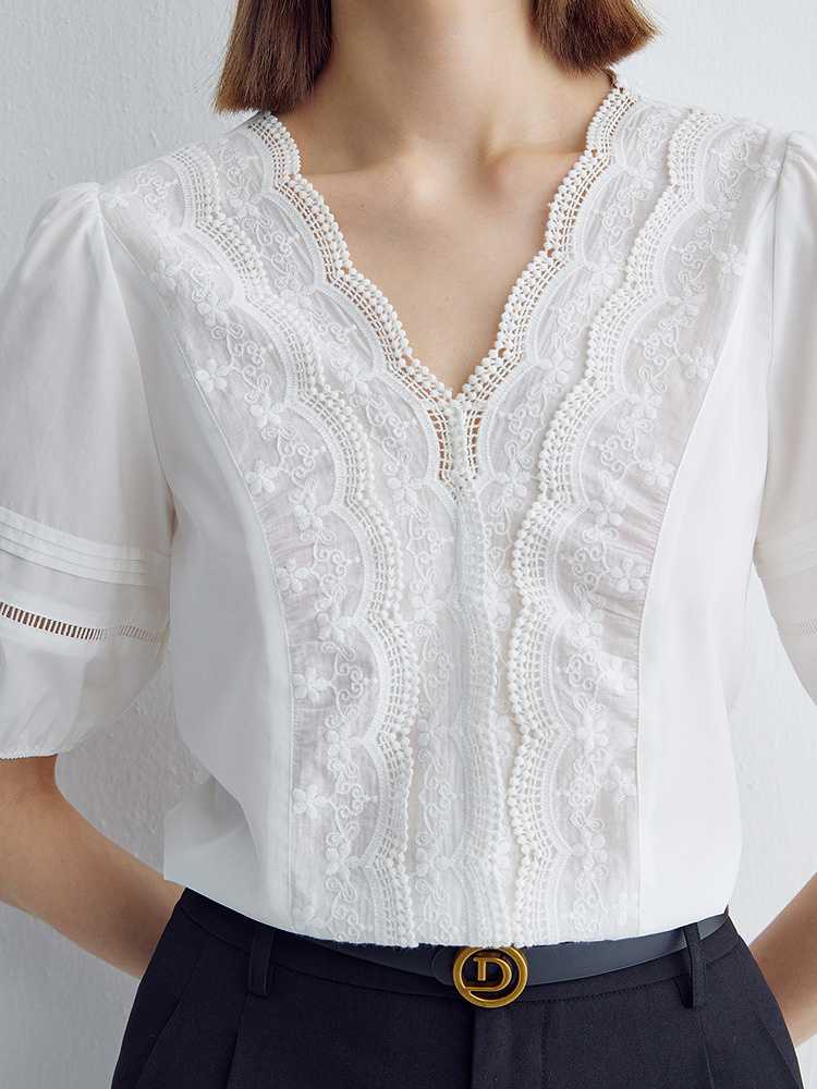 チュールレースのブラウスおすすめ5選