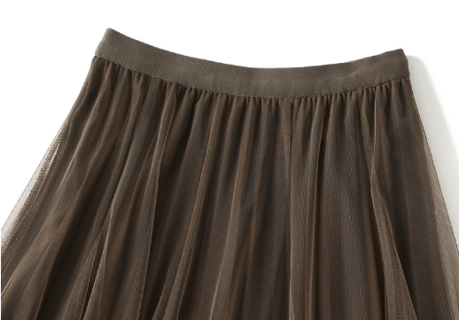 レース 服 秋冬新作レディースレーススカート3色両面着用可能