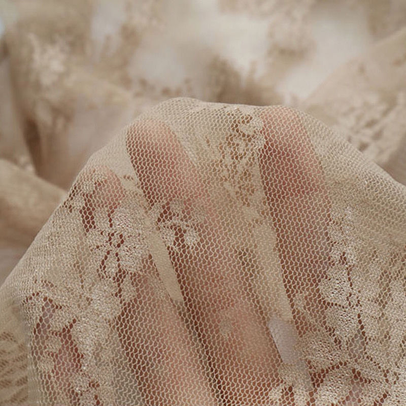 レース 服 花柄透けレース ハイネックインナー 重ね着用レディース