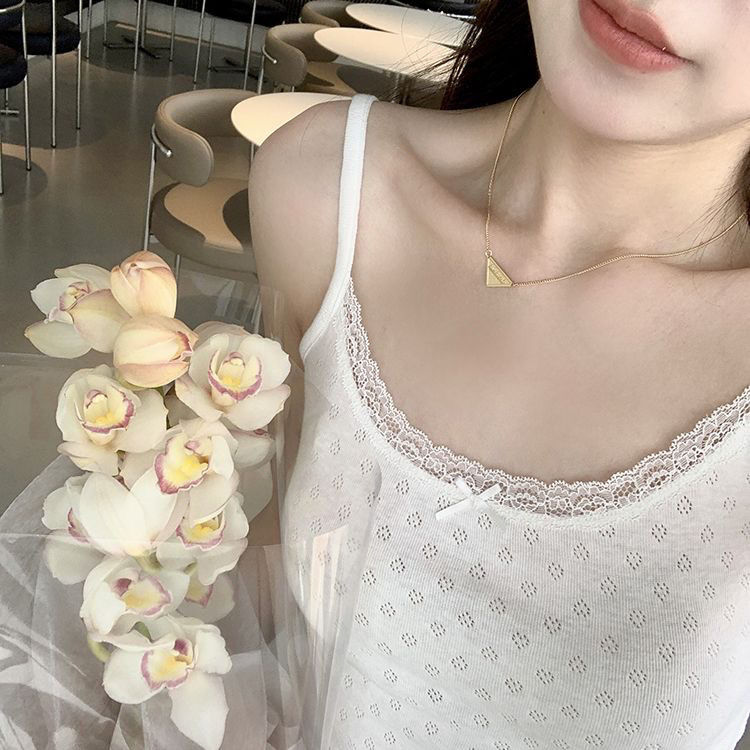 レースファッション 優美なレース編み花柄キャミソール