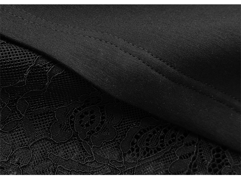 レース 服 蝶々刺繍レース裾ワンピース