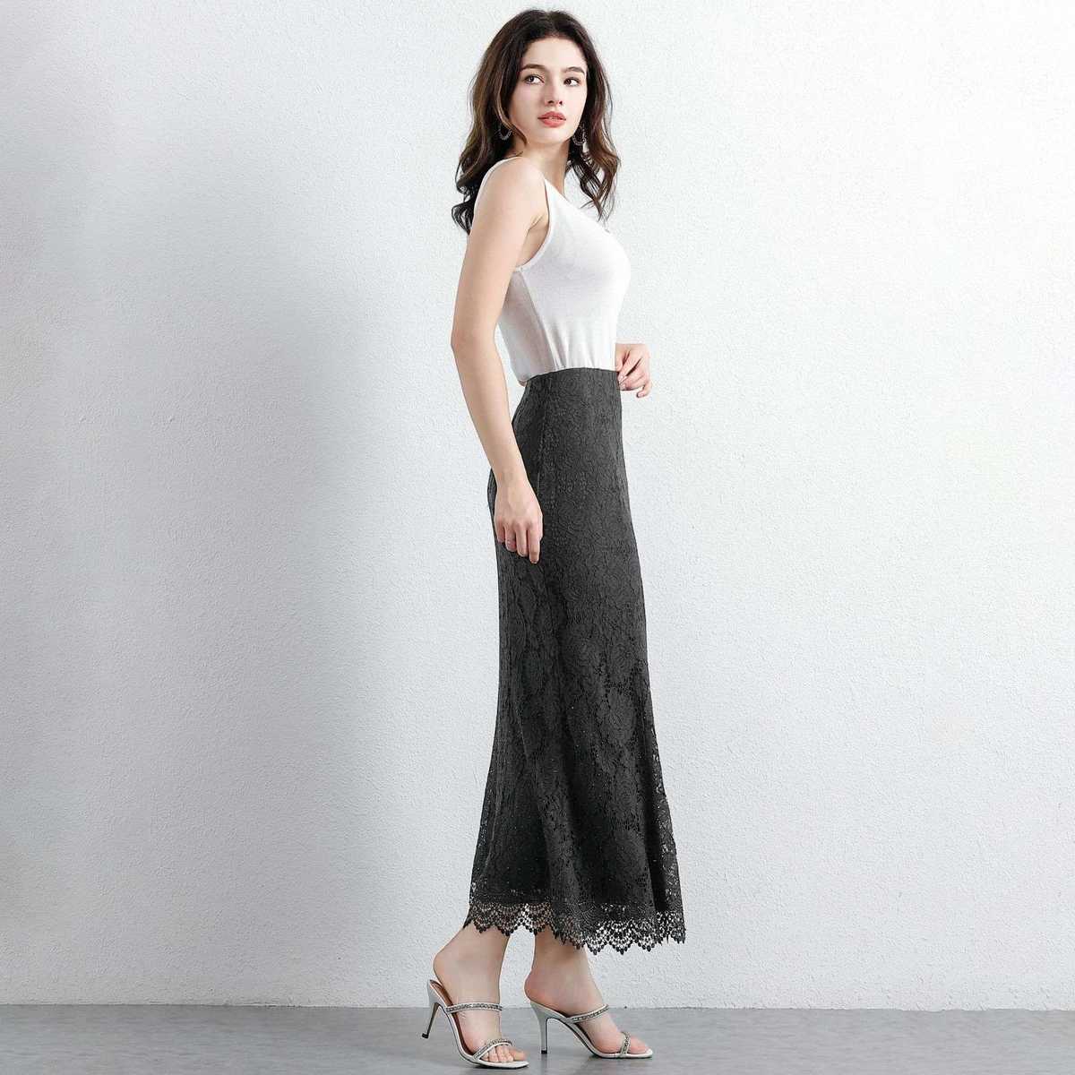大人の魅力を引き立てる！レースのペンシルスカートおすすめ5選