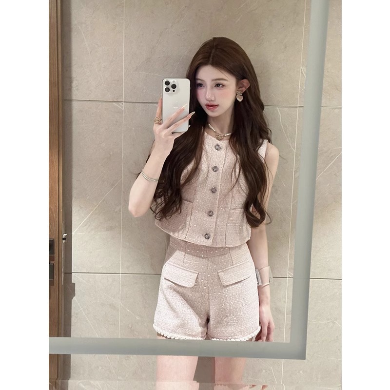 レース ワンピース ツイード風セパレートレイヤード