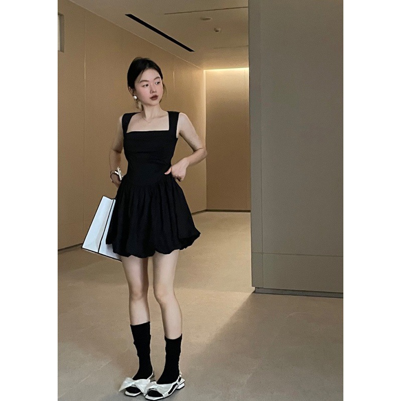 レース ワンピース 優美なフレアキャミワンピース