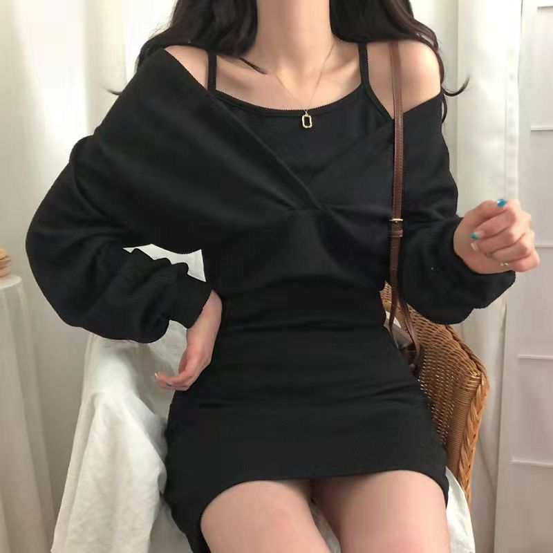 レース ワンピース 優美キャミレイヤードワンピース
