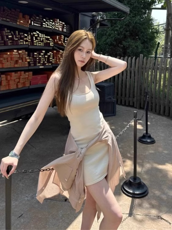 レース ワンピース 優美シルエット 細身レース ワンピース