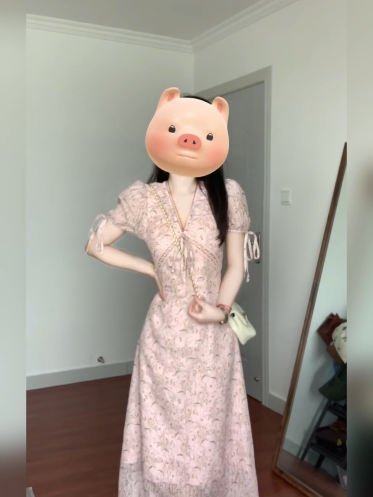 レース ワンピース 優美花柄レース ロングワンピース