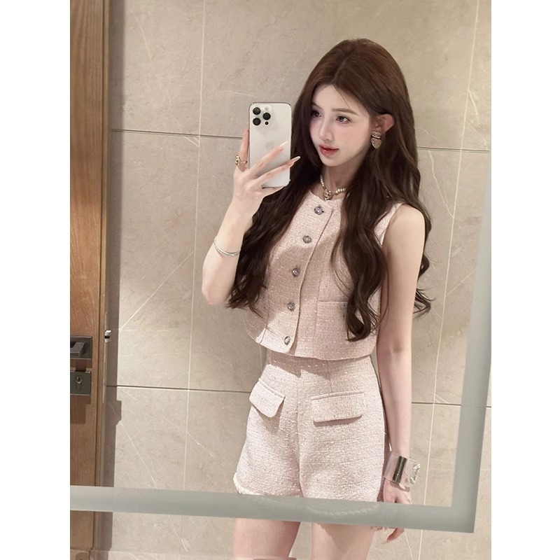 レース ワンピース ツイード風セパレートレイヤード