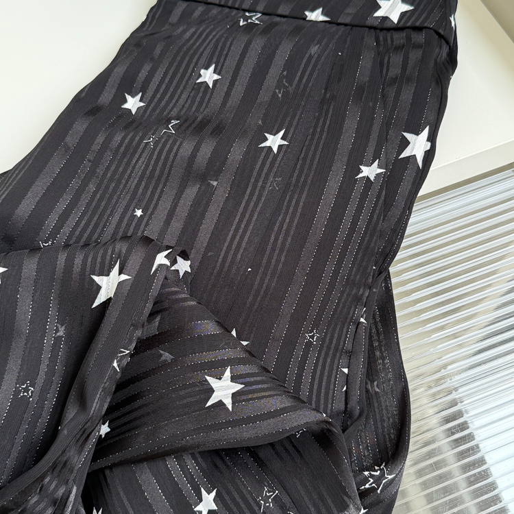 レース ワンピース 星空プリーツレースロングワンピース