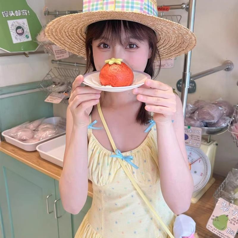 レース ワンピース リボン飾り付き ふんわりキャミワンピース