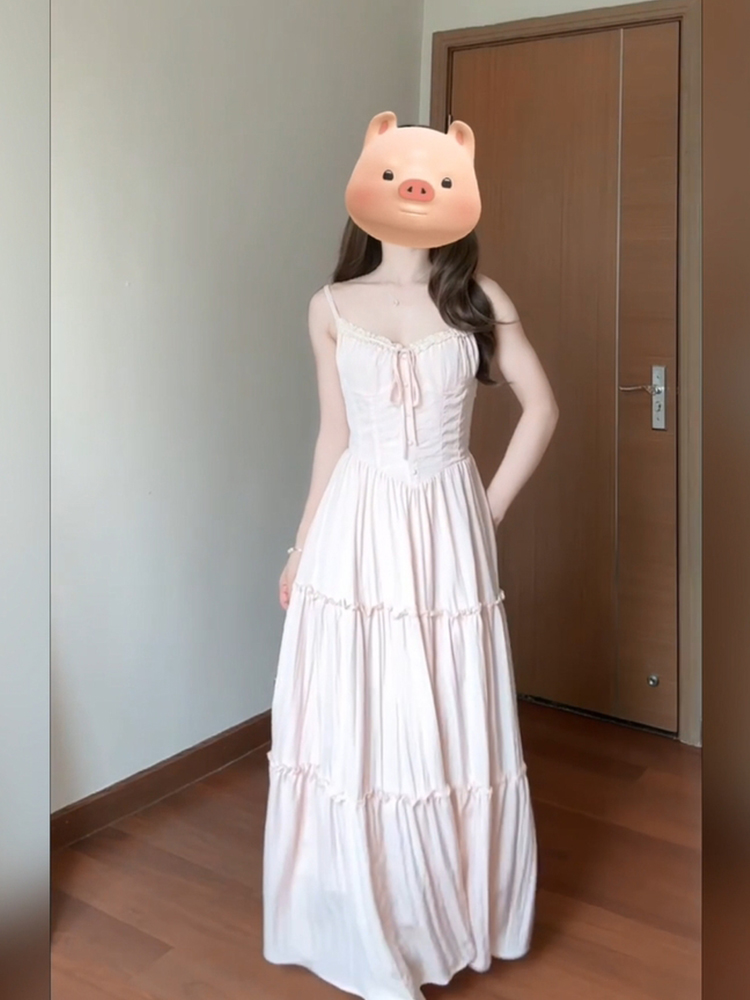レース ワンピース 優美フリルティアード レース ワンピース