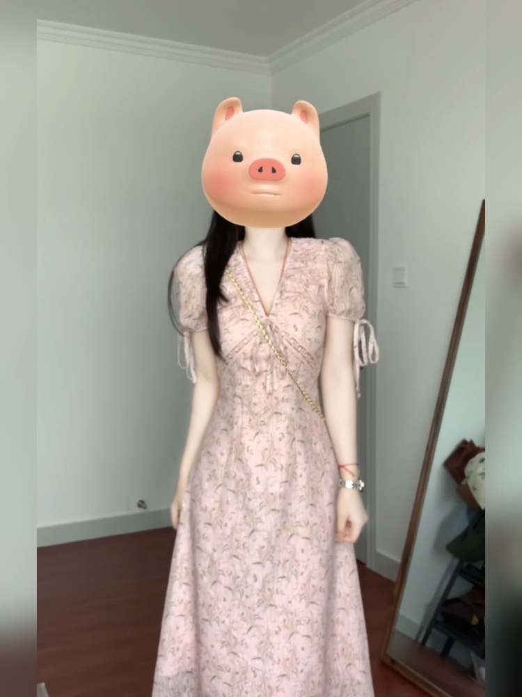 レース ワンピース 優美花柄レース ロングワンピース