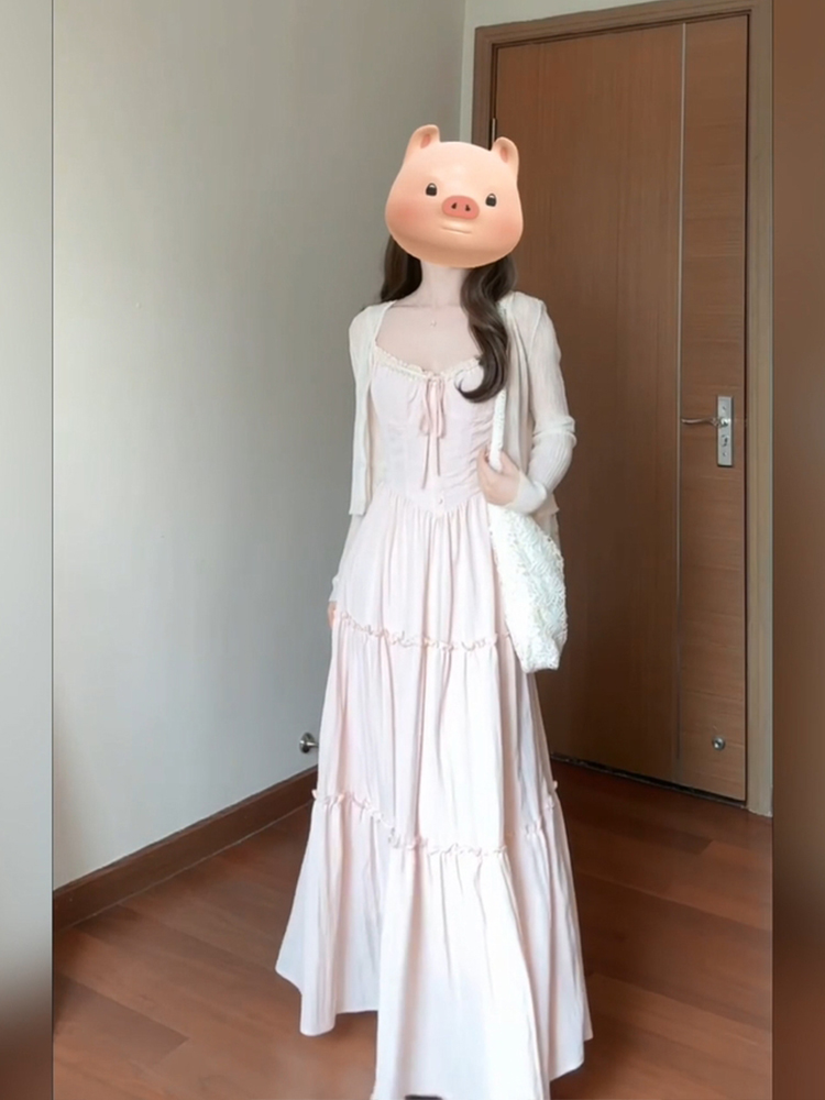 レース ワンピース 優美フリルティアード レース ワンピース