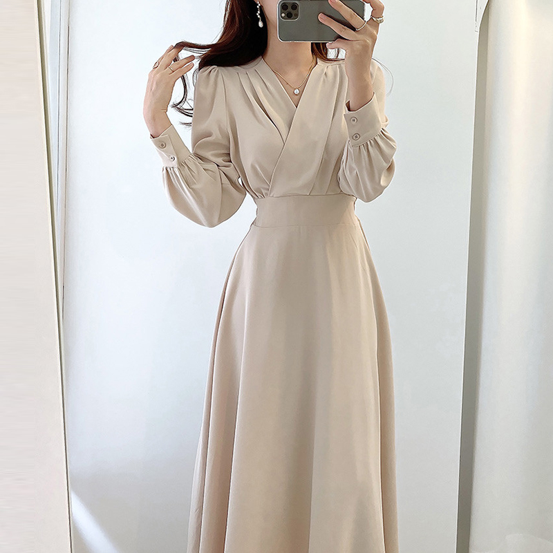 レース ワンピース エレガント カシュクール ロングワンピース
