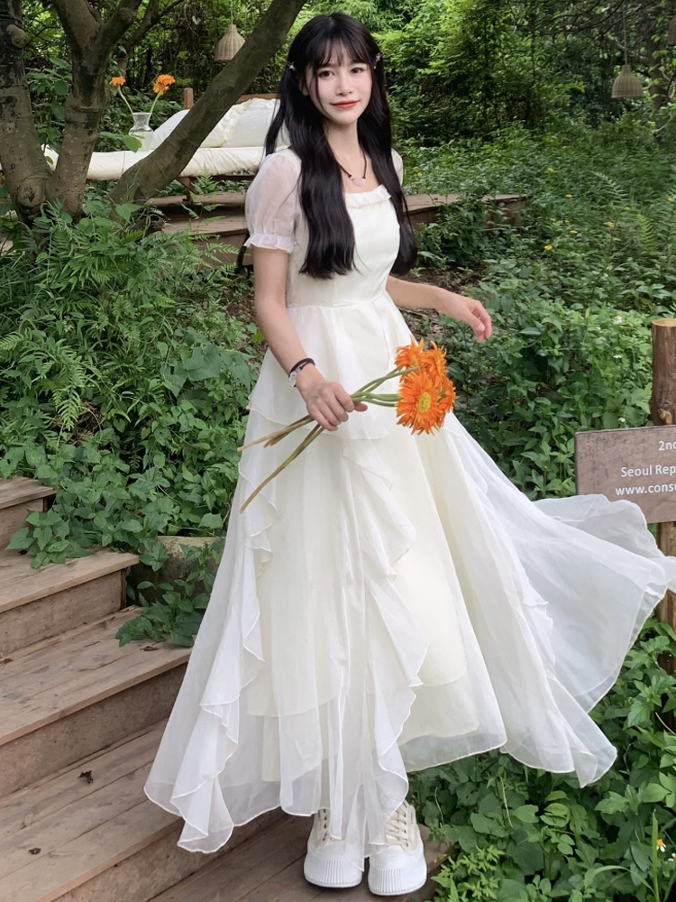 レース ワンピース 妖精のささやき レース ワンピース