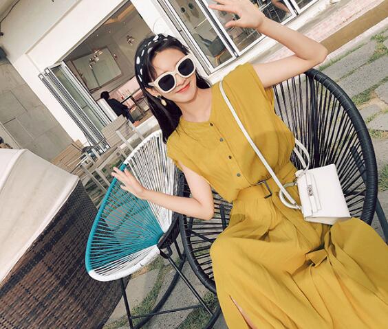 レース ワンピース 2025春夏 上品ブルー ロングワンピース