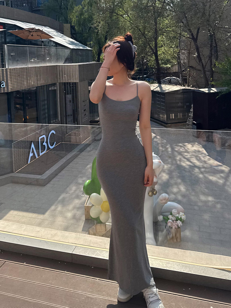 レース ワンピース 優美なシルエット マーメイドワンピース