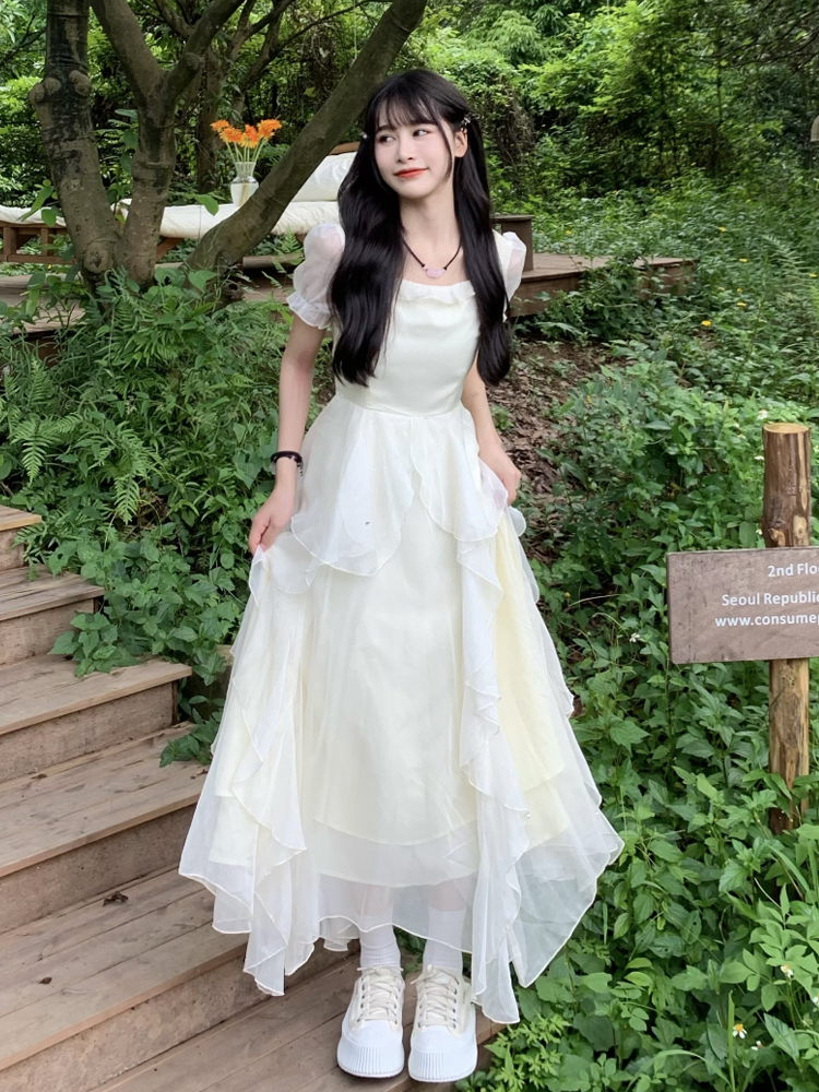 レース ワンピース 妖精のささやき レース ワンピース