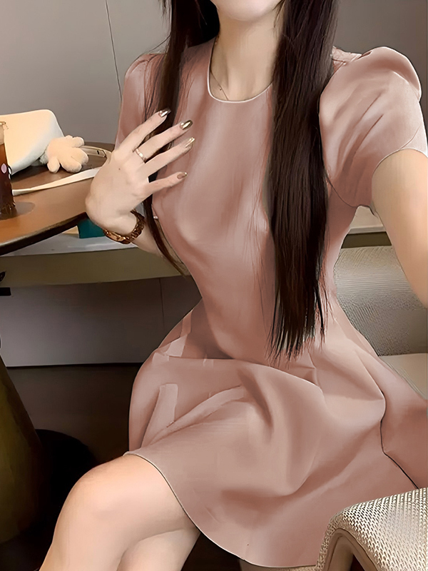 レース ワンピース 優美フレアシルエット レース ワンピース