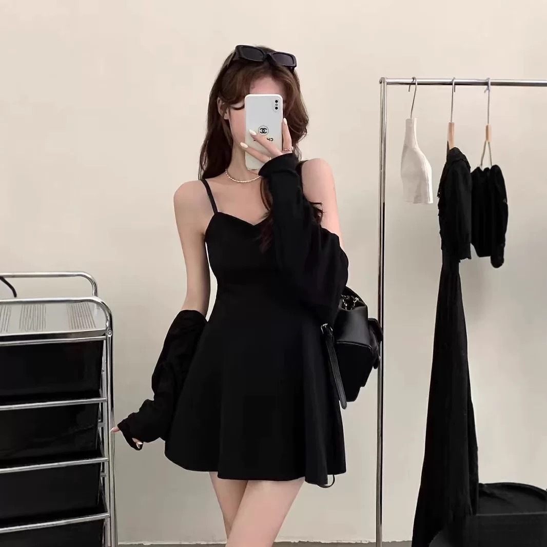 レース ワンピース 優美フレアキャミワンピース