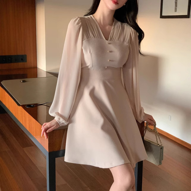 レース ワンピース 優美シアーレイヤード レース ワンピース