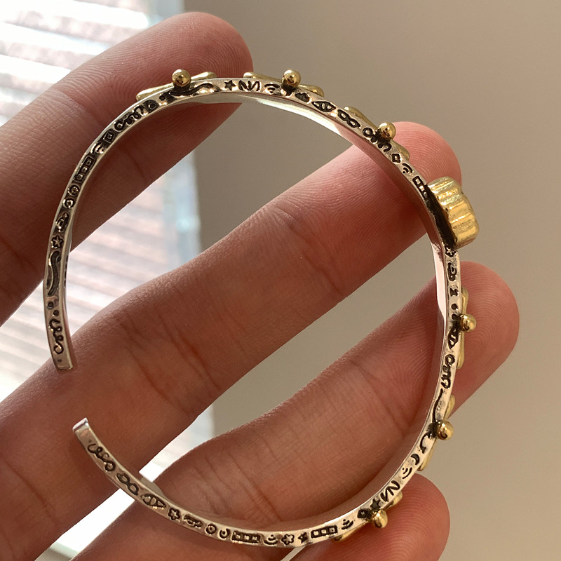 ブレスレットレディース 十字架ゴールド腕飾りブレスレット 上品個性的韓国風