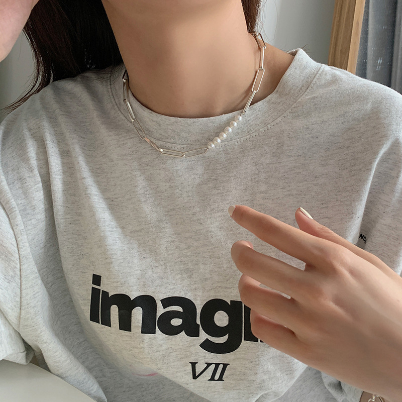 ブレスレットレディース シルバーパールブレスレット大人可愛いレディース