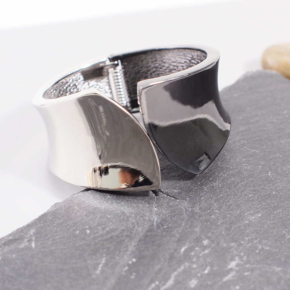 ブレスレットレディース ゴールド不規則幅広ブレスレット女性用上品