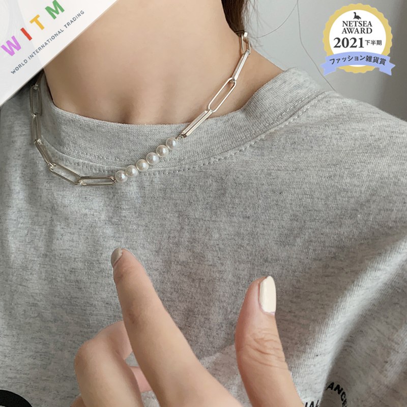 ブレスレットレディース シルバーパールブレスレット大人可愛いレディース