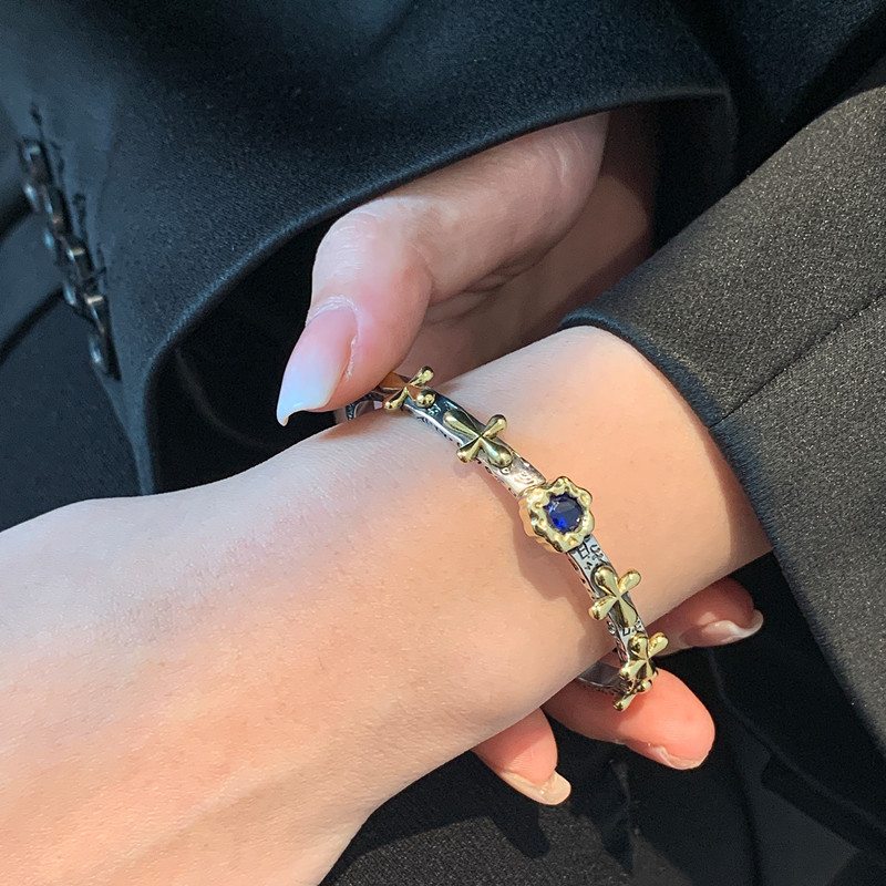 ブレスレットレディース 十字架ゴールド腕飾りブレスレット 上品個性的韓国風