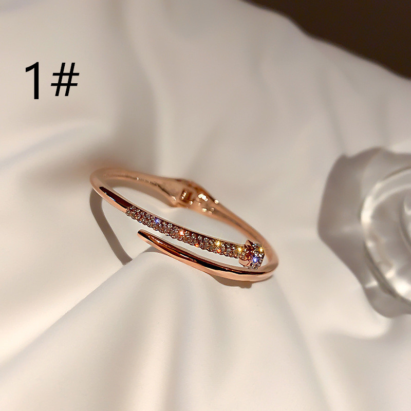 ブレスレットレディース 煌めき石シルバーブレスレット 女性用 上品な大人可愛い韓国風