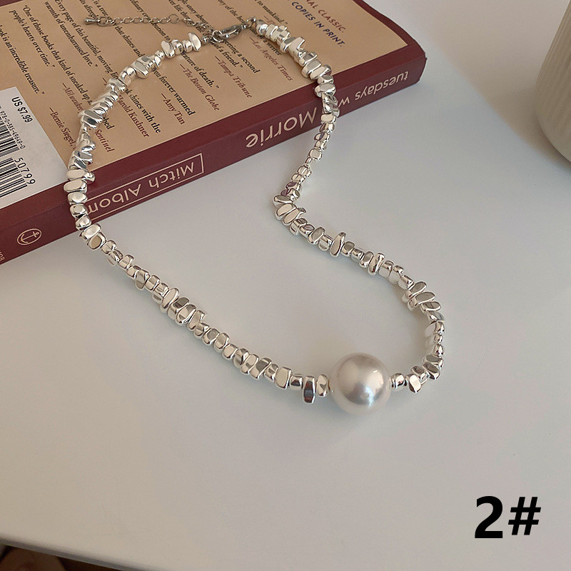 ブレスレットレディース シルバーパール ネックレス ブレスレット セット 錆びにくい女性用