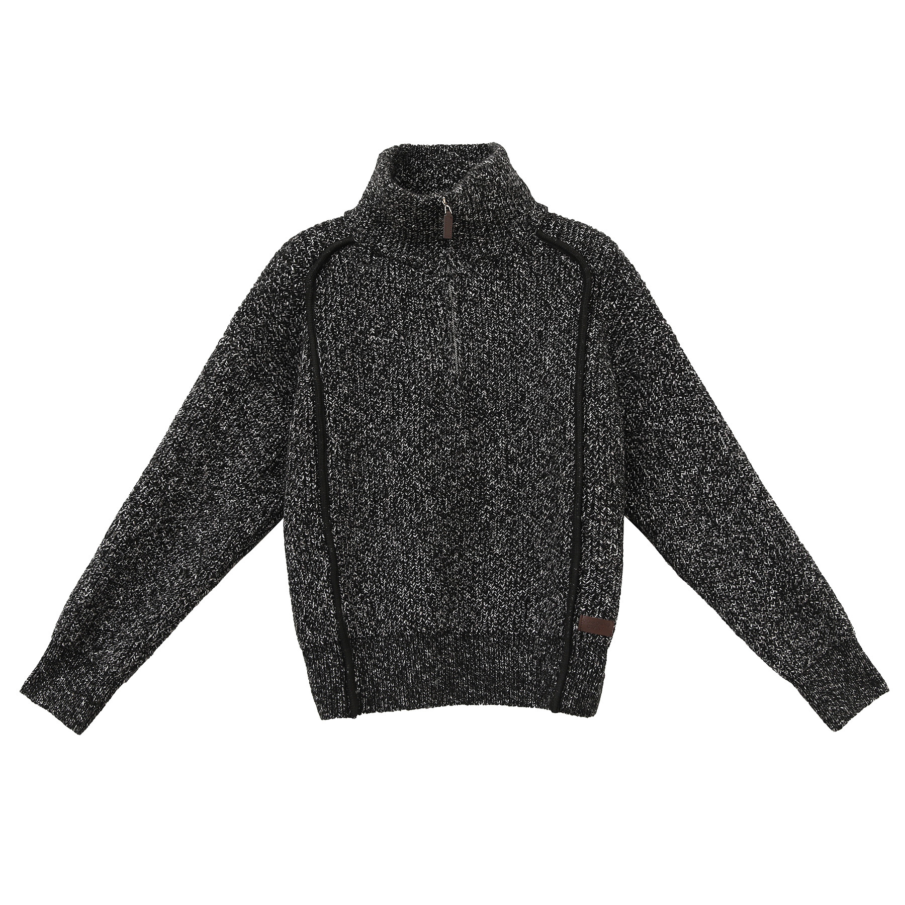 【レディースカジュアルファッション】立体編み×ゆるモード｜大人の抜け感をつくるジップアップニットパーカー