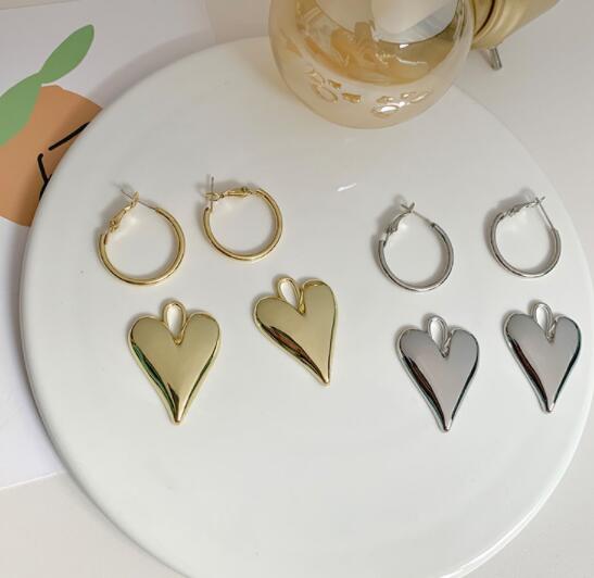 ピアスレディース ハート型フープピアス レディース アクセサリー