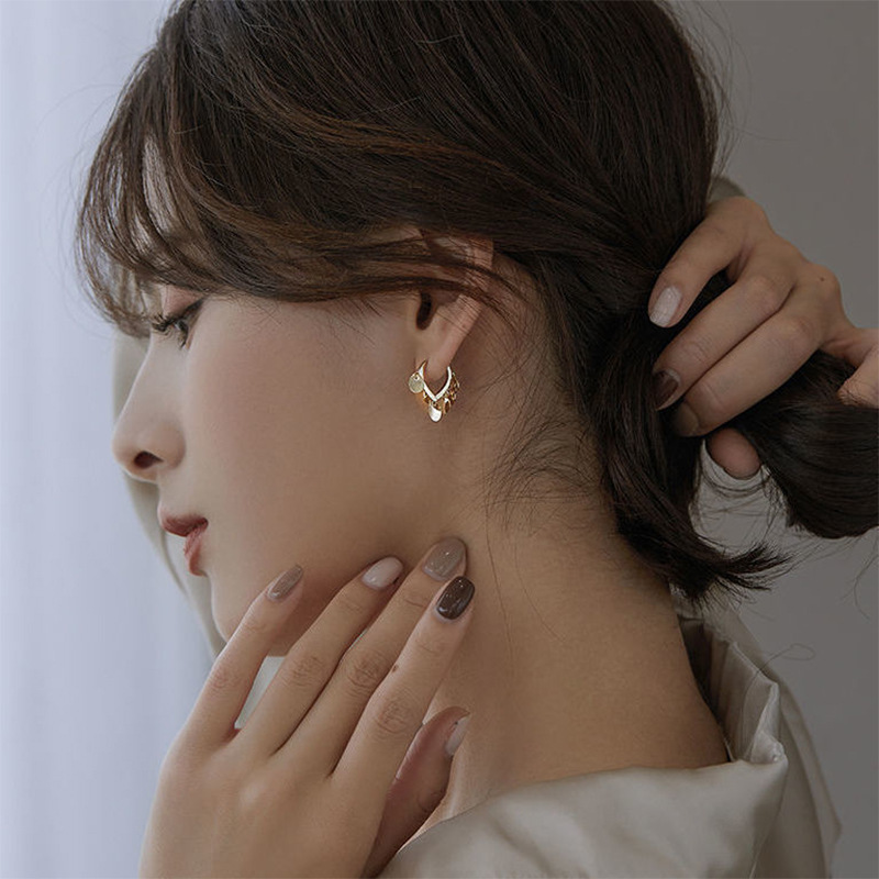 ピアスレディース 人気フープピアス 925シルバー 女性用 おしゃれ 個性的 ギフト