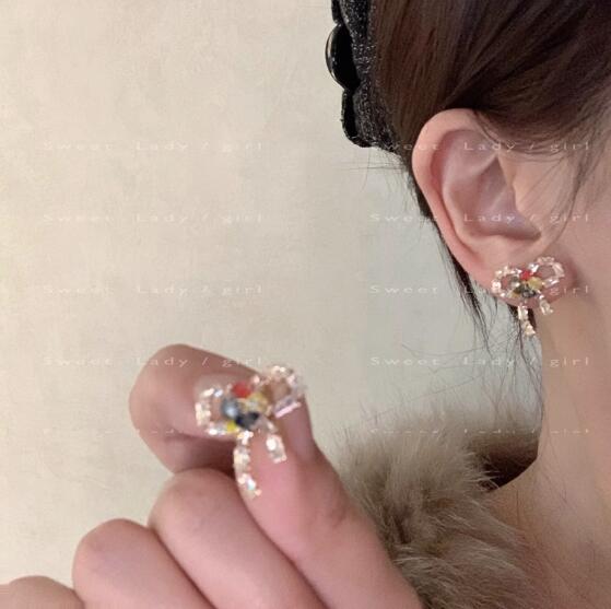 ピアスレディース 蝶結びスタッドピアス レディース可愛い韓国風