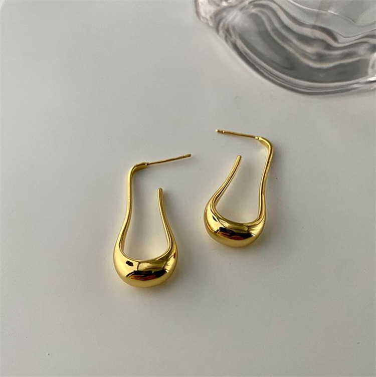 ピアスレディース 限定発売 水滴型フック式ピアス 金属製耳アクセサリー
