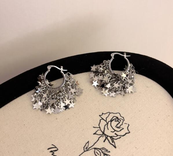ピアスレディース 星モチーフ フープピアス レディース アクセサリー