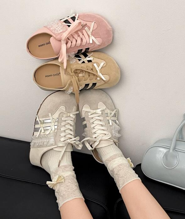 レディーススリッポン レディース厚底パンプス幅広つっかけ靴