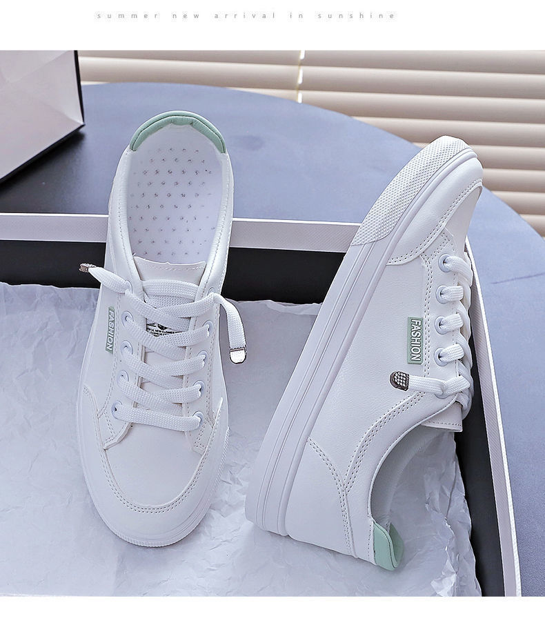 レディーススリッポン 厚底白色スニーカー レディース美脚ベーシックシューズ