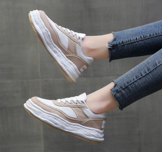 レディーススリッポン 春夏レディース厚底カジュアルスニーカー