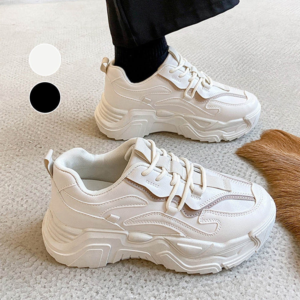 レディーススリッポン 厚底ボリュームスニーカー レディース 韓国風