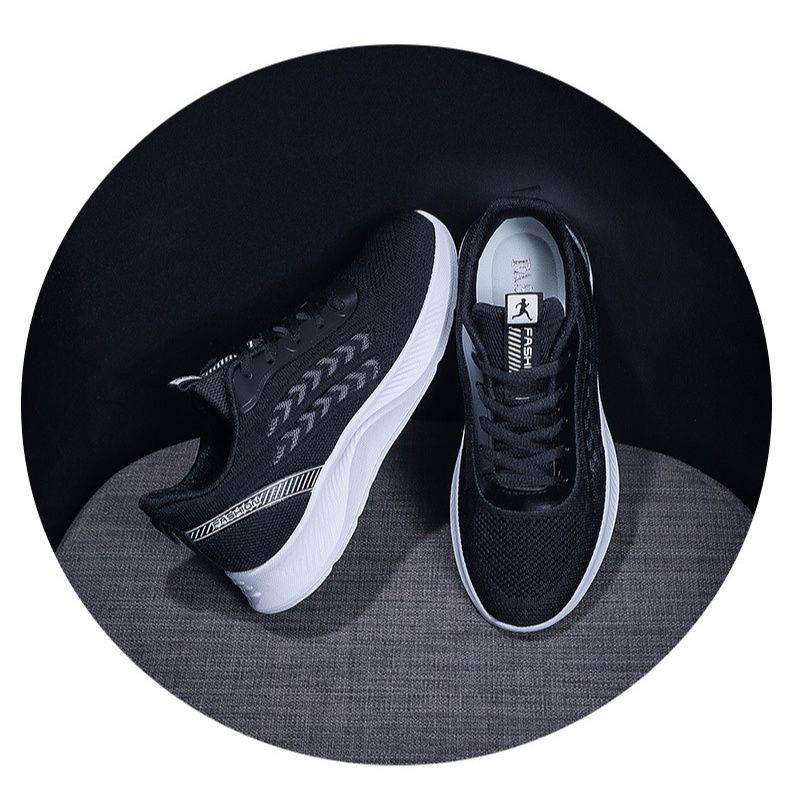 レディーススリッポン 通気性抜群メッシュ編み上げ厚底運動靴