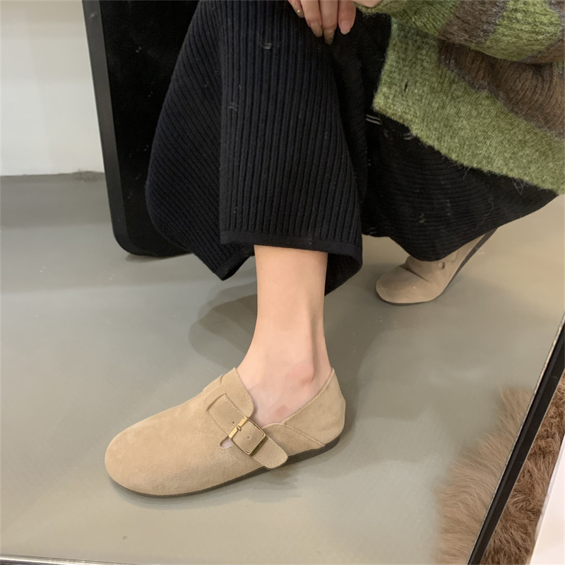 レディーススリッポン 軽量おしゃれ幅広ベルトスリッポン女性用靴