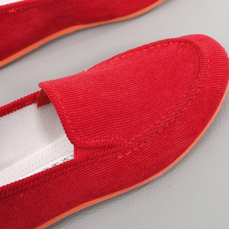 レディーススリッポン 軽量柔軟防滑底レディース幅広快適スリッポン